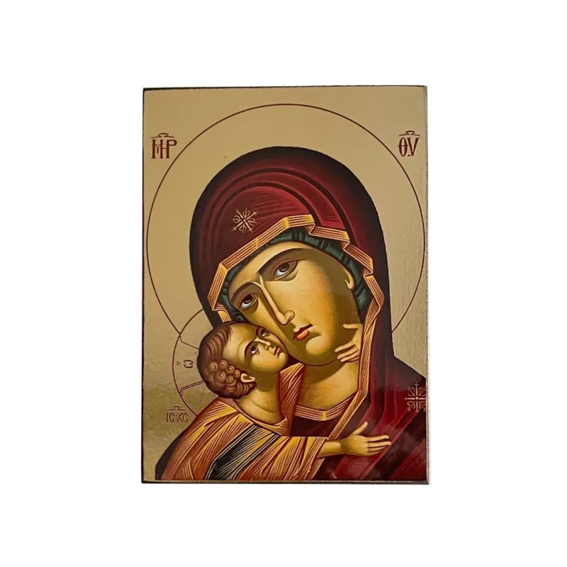 Icona legno Madonna