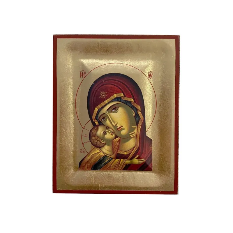 Icona legno Madonna Tenerezza