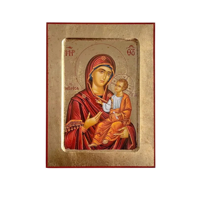 Icona legno Madonna con Bambino