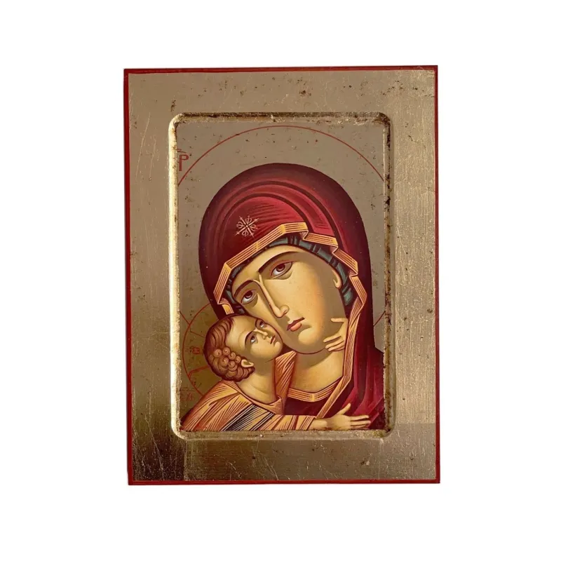 Icona legno Madonna con Bambino
