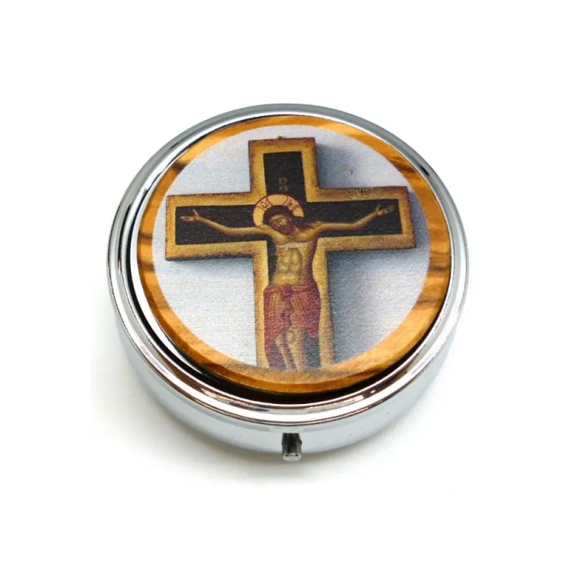 Caja para rosario Cruz Bizantina